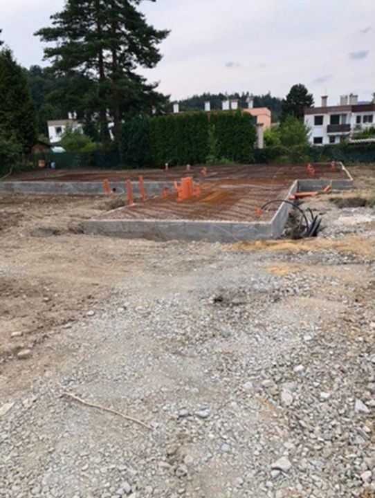 Základová deska rodinného domu, Kozlovice